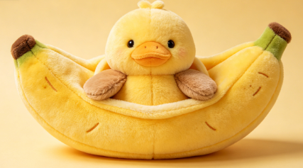 香蕉鸭毛绒玩具 CPC认证